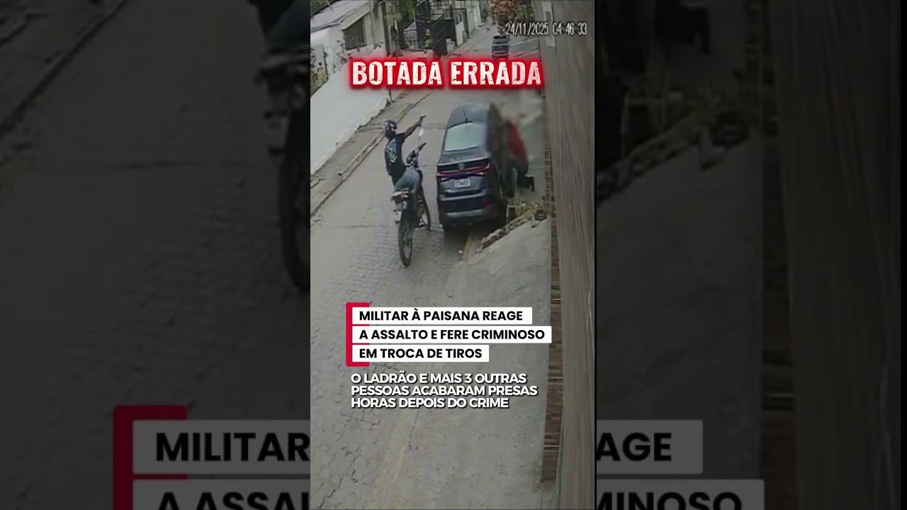 Policial Militar reage e atira em assaltante na Ur-07 Várzea!