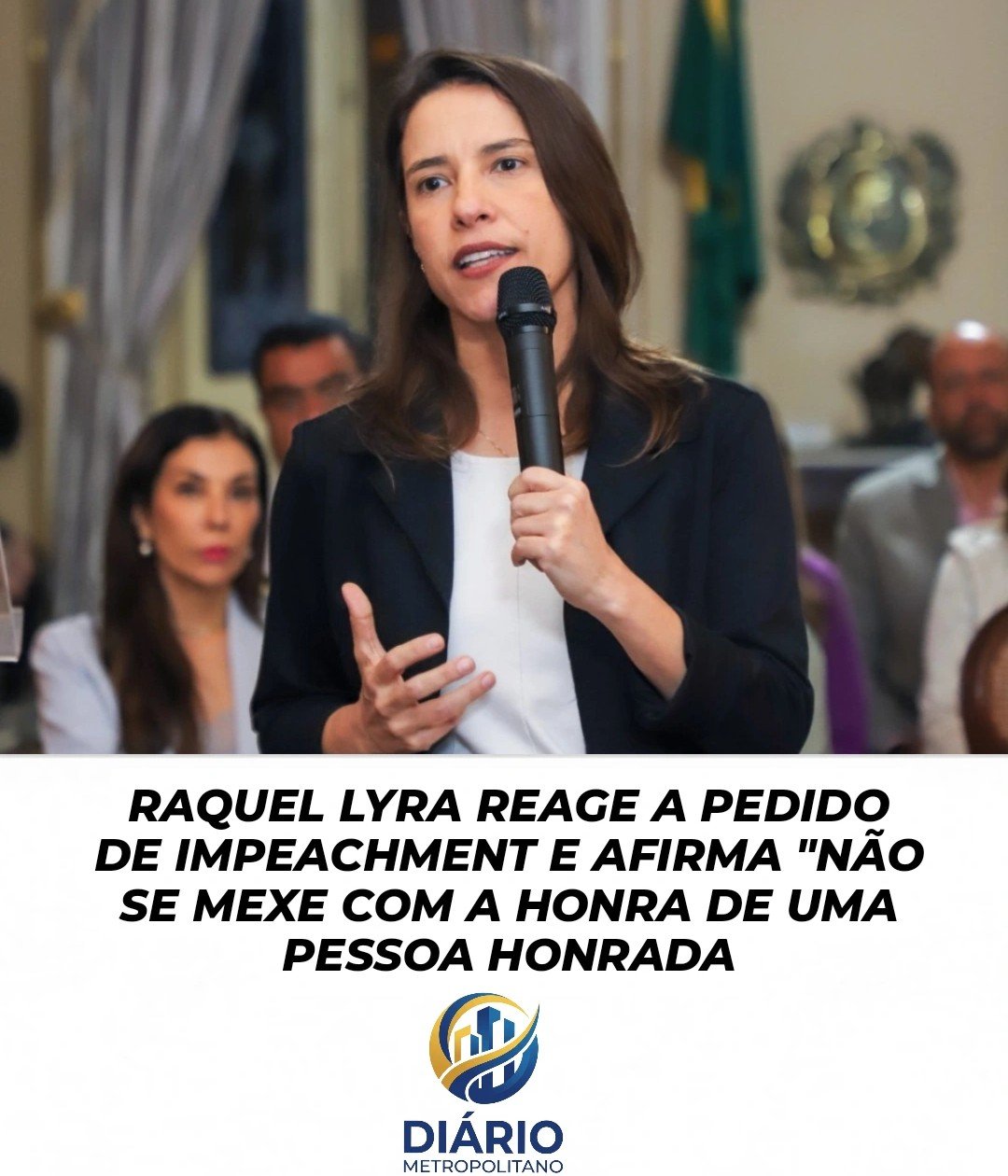 RAQUEL LYRA REAGE A PEDIDO DE IMPEACHMENT E AFIRMA “NÃO SE MEXE COM A HONRA DE UMA PESSOA HONRADA