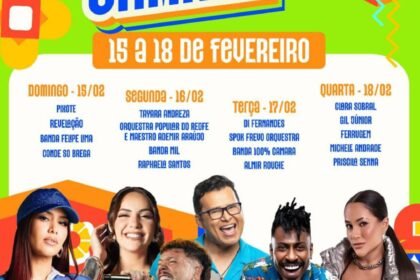 CAMARAGIBE ANUNCIOU OFICIALMENTE O CARNAVAL CAMARÁ 2026, REFORÇANDO SUA POSIÇÃO NO TURISMO CULTURAL DE PERNAMBUCO.