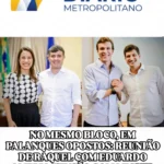 NO MESMO BLOCO, EM PALANQUES OPOSTOS: REUNIÃO DE RAQUEL COM EDUARDO AMPLIA TENSÃO COM MIGUEL