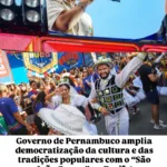 Governo de Pernambuco amplia democratização da cultura e das tradições populares com o “São João Gomes” no Recife Governo de Pernambuco amplia democratização da cultura e das tradições populares com o “São João Gomes” no Recife